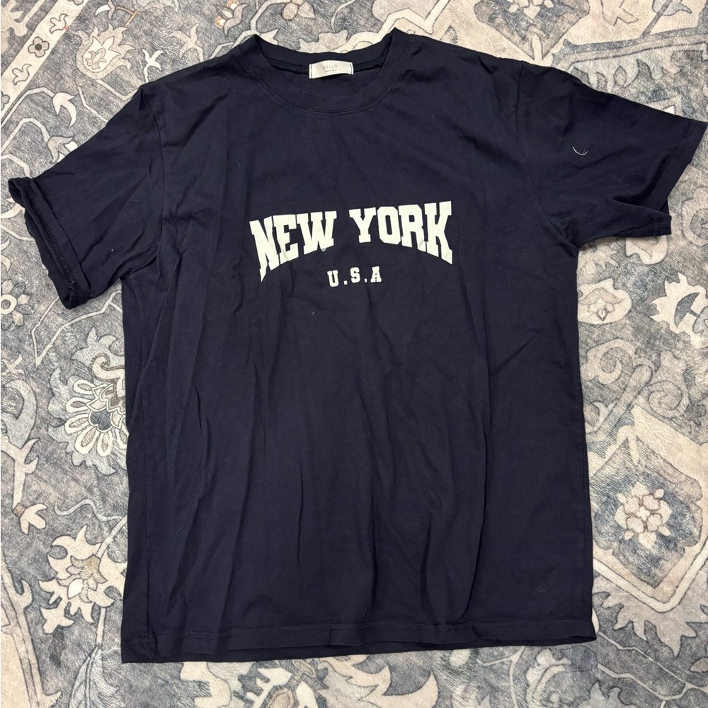 Navy Blue New York T-Shirt